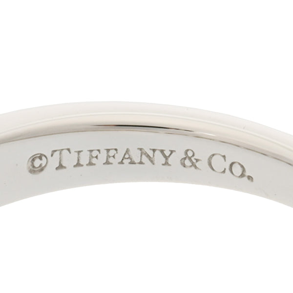 TIFFANY&Co. ティファニー エンブレイスバンドリング #14 14号 レディース Pt950プラチナ リング・指輪 Aランク 中古 銀蔵