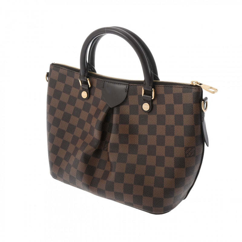 LOUIS VUITTON ルイヴィトン ダミエ シエナ PM 2WAY ブラウン N41545 レディース ダミエキャンバス ハンドバッグ Aランク 中古 銀蔵