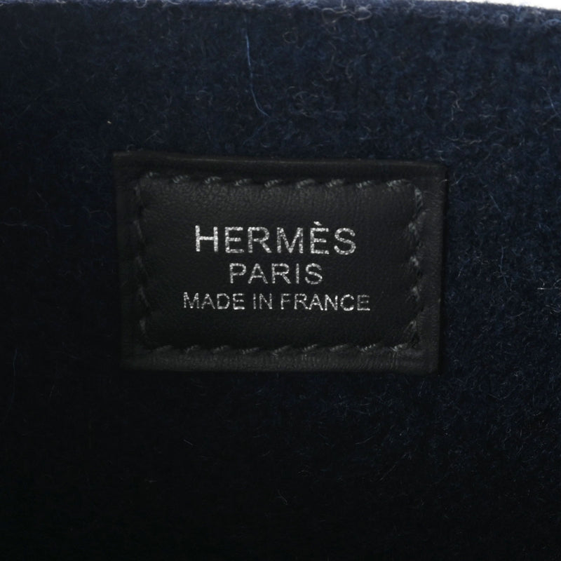 HERMES エルメス エヴリン TPM ブルーニュイ 黒 パラジウム金具 - B刻印(2023年頃) レディース フェルト ヴォースイフト ショルダーバッグ 未使用 銀蔵