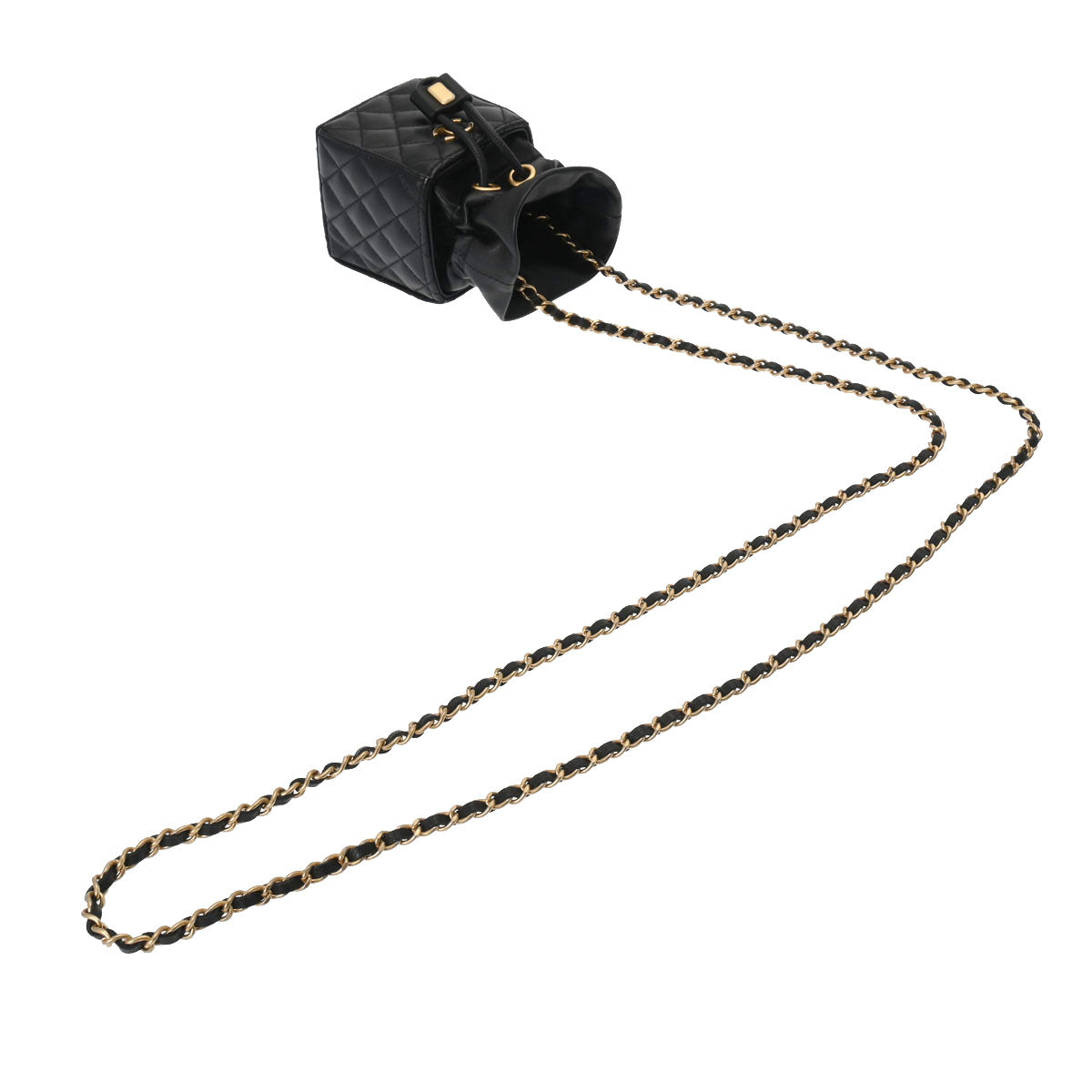 テ*ラ様 シャネル　CHANEL ミニマトラッセ　ラムスキン　スクエア　チェーン シャネルミニ チェーンショルダー スクエア 42976 ブラック レディース