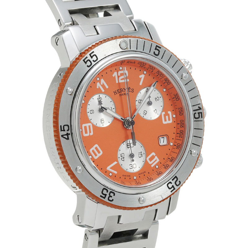 エルメスクリッパー クロノグラフ メンズ 腕時計 CL2.916 HERMES 中古 – 銀蔵オンライン