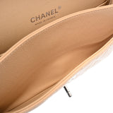 CHANEL シャネル マトラッセ Wフラップ チェーンショルダー 25cm ベージュ A01112 レディース キャビアスキン ショルダーバッグ 未使用 銀蔵