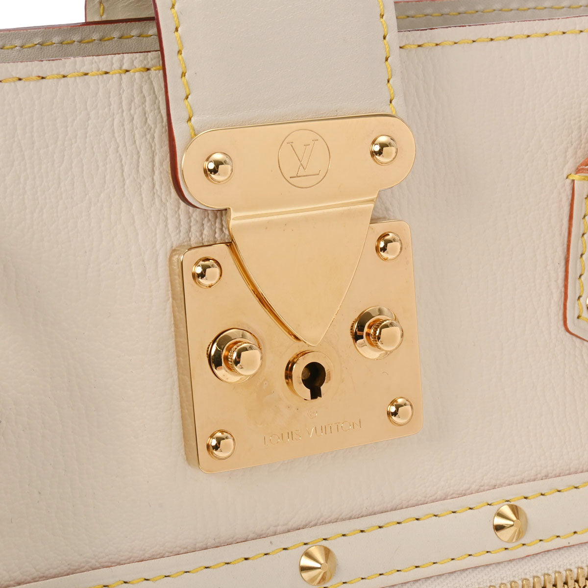 ルイヴィトンスハリ ファビュロー ブロン レディース ゴートレザー  