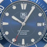 TAG HEUER タグホイヤー アクアレーサー WAB2011 メンズ SS 腕時計 自動巻き ブルー文字盤 Aランク 中古 銀蔵