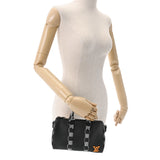 LOUIS VUITTON ルイヴィトン ダミエ ディストーテッド シティキーポル XS 2WAY 黒 M80202 ユニセックス レザー ハンドバッグ Aランク 中古 銀蔵