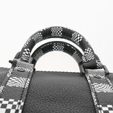 LOUIS VUITTON ルイヴィトン ダミエ ディストーテッド シティキーポル XS 2WAY 黒 M80202 ユニセックス レザー ハンドバッグ Aランク 中古 銀蔵