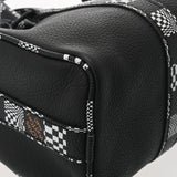 LOUIS VUITTON ルイヴィトン ダミエ ディストーテッド シティキーポル XS 2WAY 黒 M80202 ユニセックス レザー ハンドバッグ Aランク 中古 銀蔵