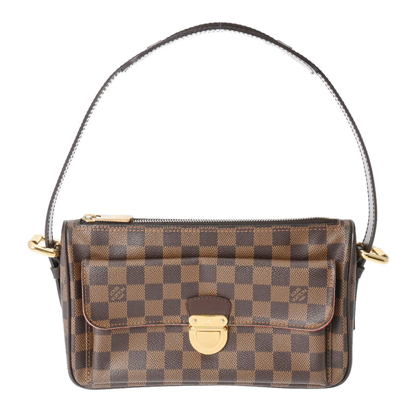 LOUIS VUITTON ルイヴィトン ダミエ ラヴェッロ GM ブラウン N60006 レディース ダミエキャンバス ショルダーバッグ ABランク 中古 銀蔵