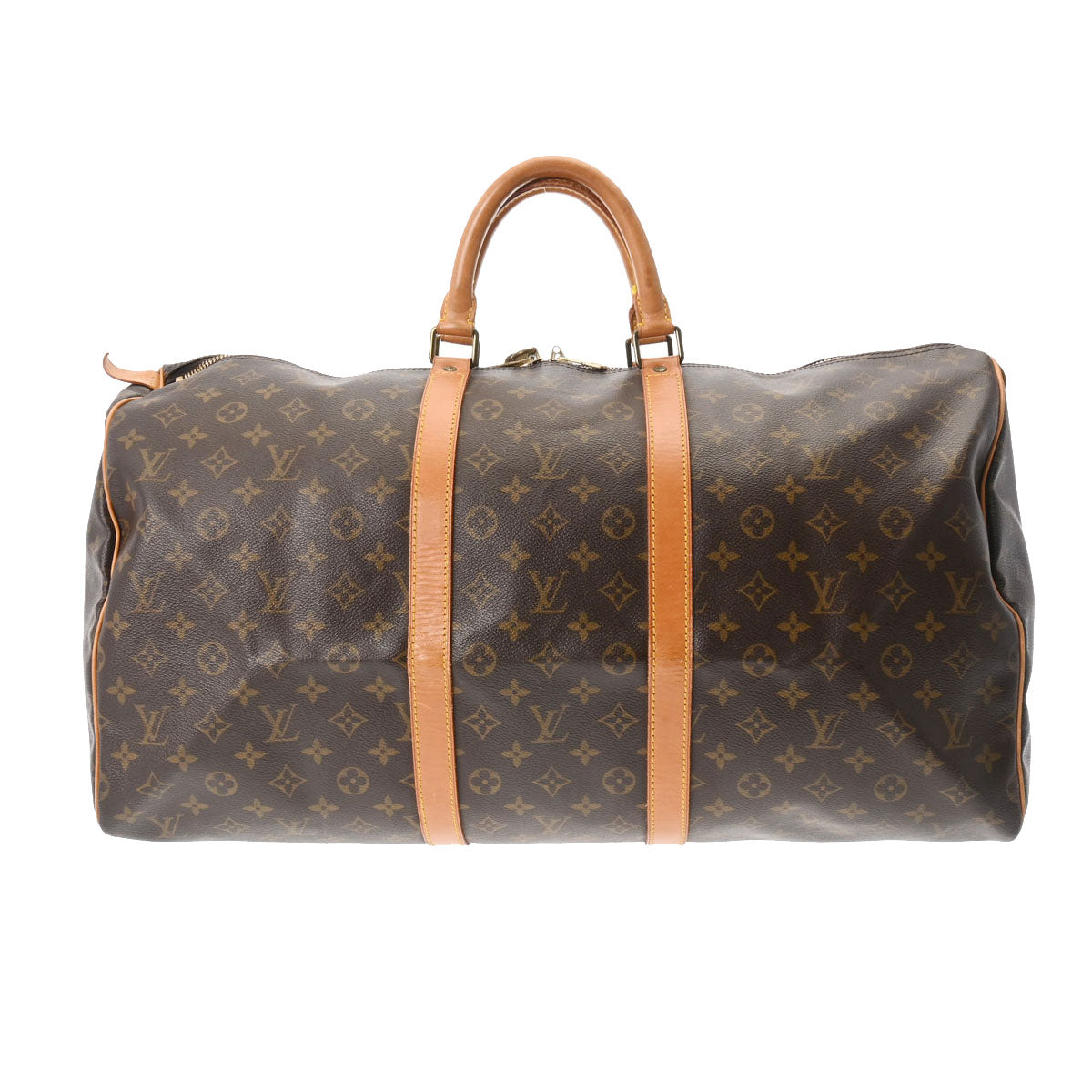 LOUIS VUITTON ルイヴィトン モノグラム キーポル 55 ブラウン M41424 ユニセックス モノグラムキャンバス ボストンバッグ Bランク 中古 