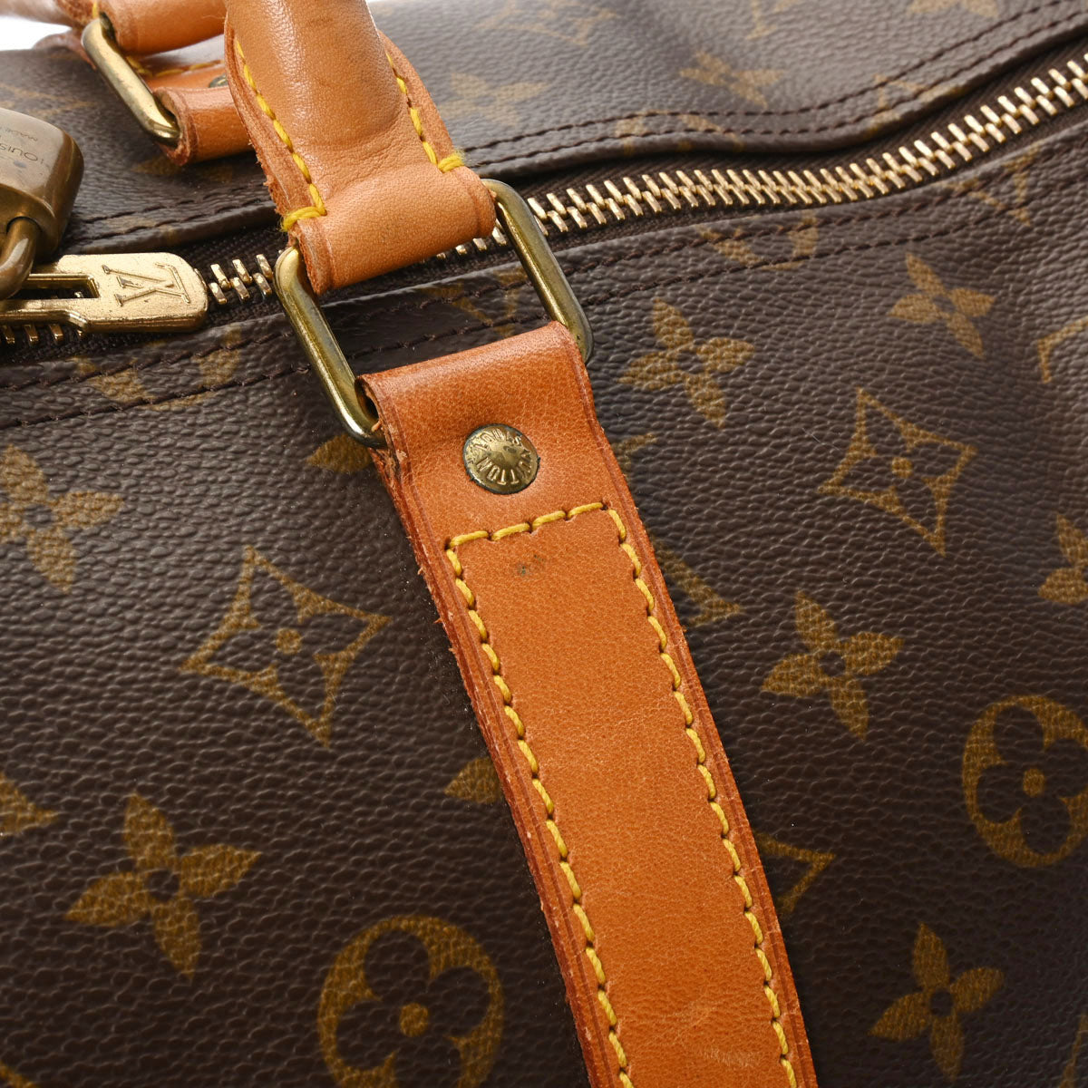  LOUIS VUITTON ルイヴィトン モノグラム キーポル 55 ブラウン M41424 ユニセックス モノグラムキャンバス ボストンバッグ Bランク 中古 