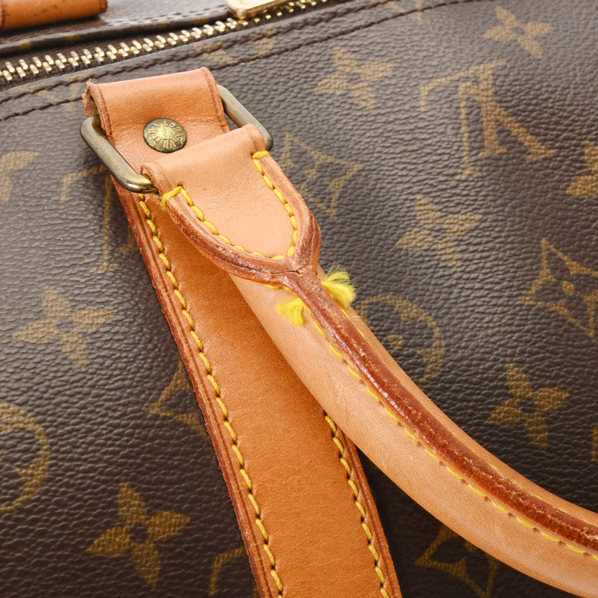  LOUIS VUITTON ルイヴィトン モノグラム キーポル 55 ブラウン M41424 ユニセックス モノグラムキャンバス ボストンバッグ Bランク 中古 