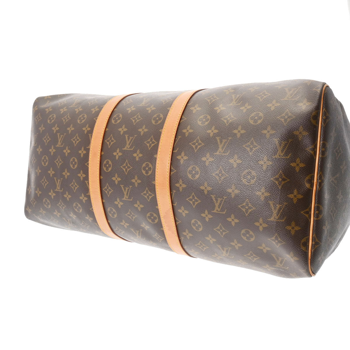  LOUIS VUITTON ルイヴィトン モノグラム キーポル 55 ブラウン M41424 ユニセックス モノグラムキャンバス ボストンバッグ Bランク 中古 