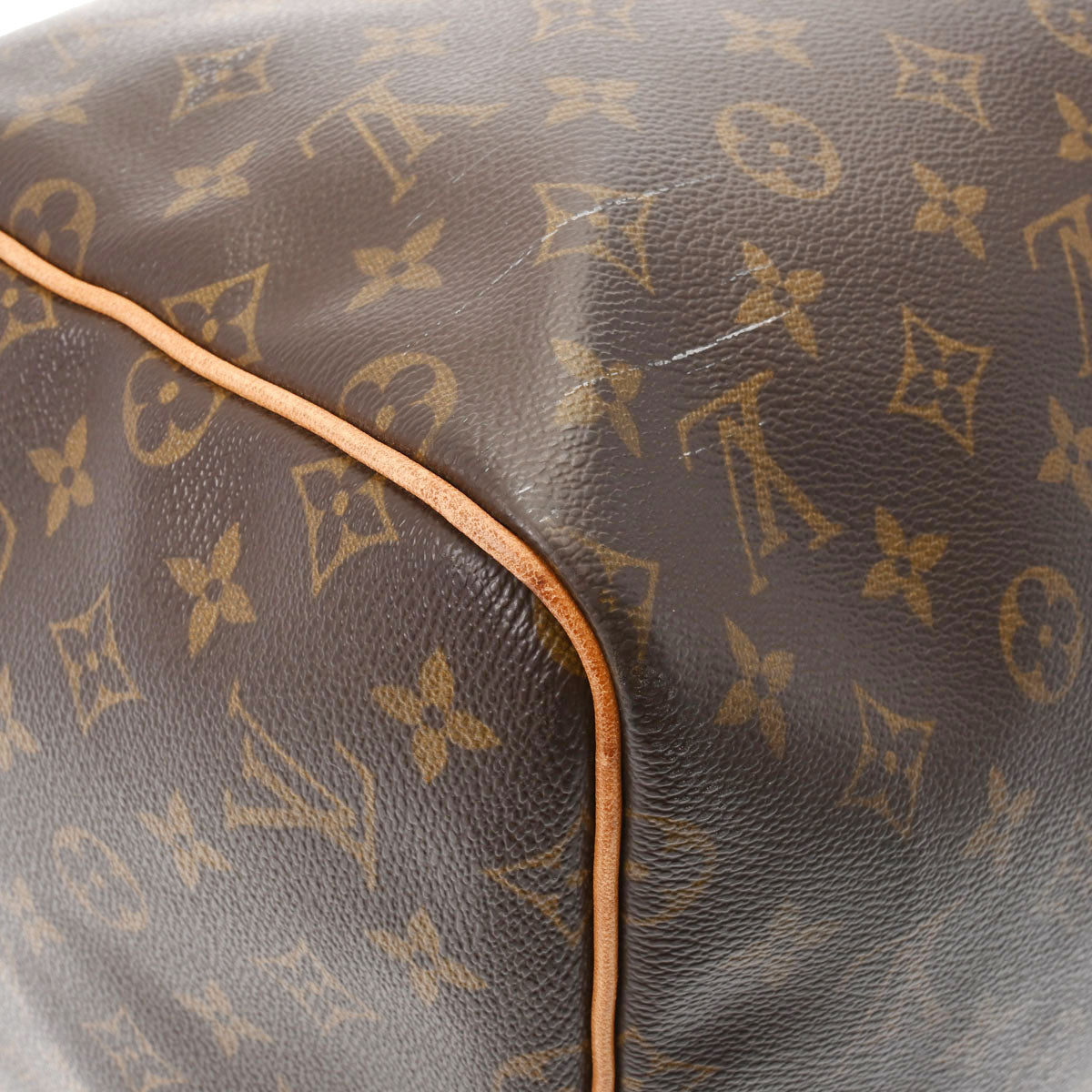  LOUIS VUITTON ルイヴィトン モノグラム キーポル 55 ブラウン M41424 ユニセックス モノグラムキャンバス ボストンバッグ Bランク 中古 