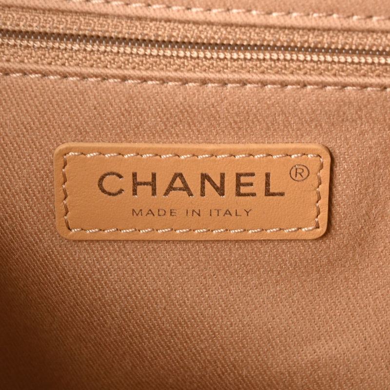 CHANEL シャネル ドーヴィル ボウリングバッグ 2WAY ベージュ A92750 レディース キャンバス レザー ハンドバッグ 新同 中古 銀蔵