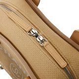 CHANEL シャネル ドーヴィル ボウリングバッグ 2WAY ベージュ A92750 レディース キャンバス レザー ハンドバッグ 新同 中古 銀蔵