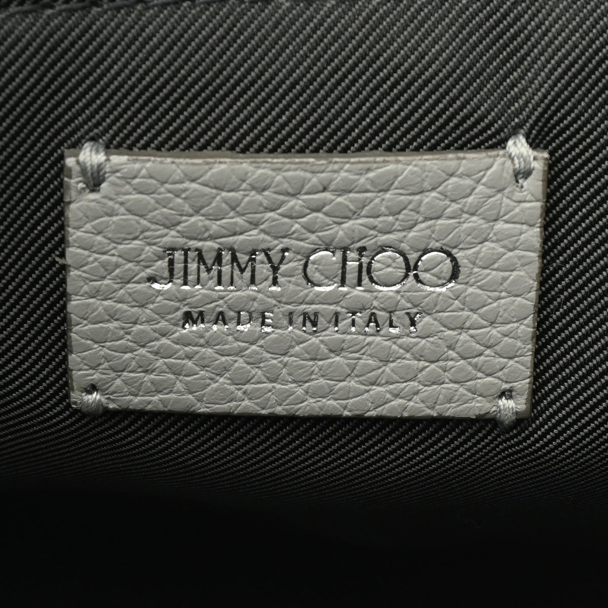 ジミーチュウペガシ スタッズ グレー ゴールド/シルバー金具 レディース レザー ハンドバッグ - JIMMY CHOO 中古 – 銀蔵オンライン