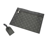 LOUIS VUITTON ルイヴィトン モノグラムエクリプス グランサック 黒/グレー M44733 メンズ モノグラムエクリプス トートバッグ Aランク 中古 銀蔵