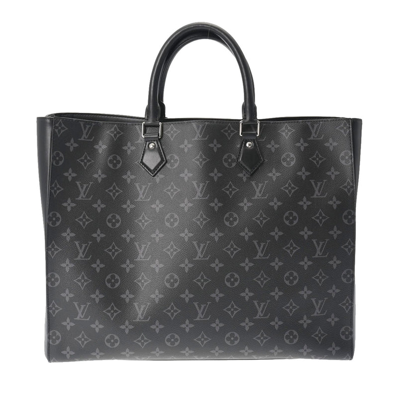 LOUIS VUITTON ルイヴィトン モノグラムエクリプス グランサック 黒/グレー M44733 メンズ モノグラムエクリプス トートバッグ Aランク 中古 銀蔵