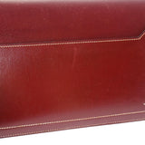 HERMES エルメス ファコエラン ルージュアッシュ - ○G刻印(1977年頃) ユニセックス ヴォーガリバー クラッチバッグ Bランク 中古 銀蔵