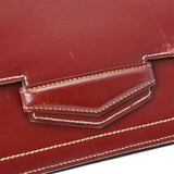 HERMES エルメス ファコエラン ルージュアッシュ - ○G刻印(1977年頃) ユニセックス ヴォーガリバー クラッチバッグ Bランク 中古 銀蔵