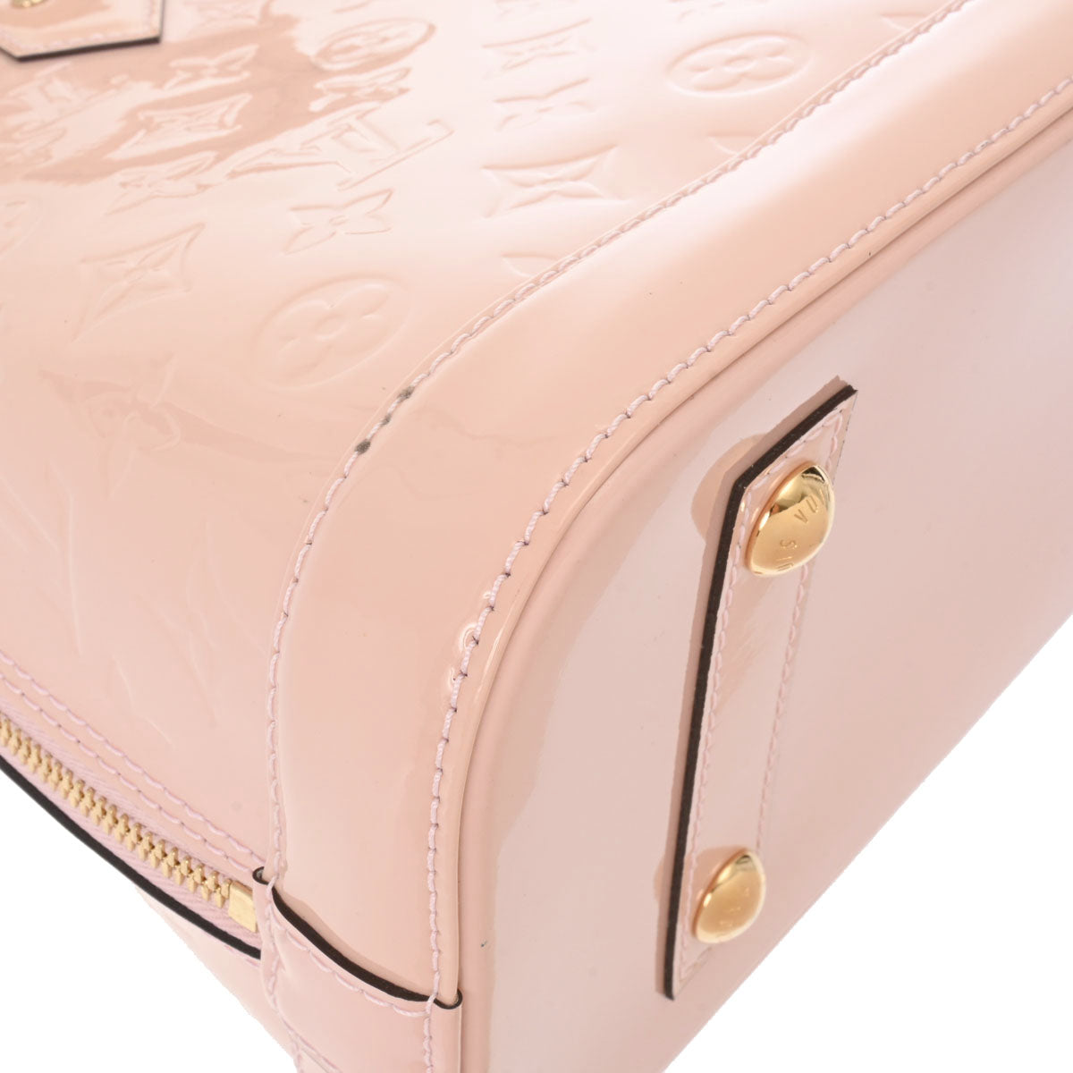 お値下げ中！ヴィトン アルマPM ♡LOUIS VUITTONヴェルニ　ピンク ルイヴィトンアルマ PM 14125 ローズバレリーヌ レディース モノグラム
