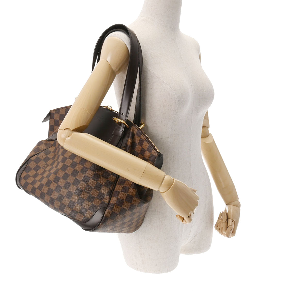 ルイヴィトンヴェローナ MM 14137 エベヌ レディース ダミエキャンバス ショルダーバッグ N41118 LOUIS VUITTON 中古 –  銀蔵オンライン