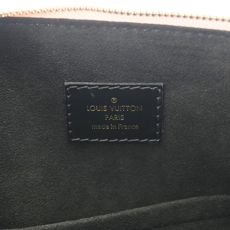 LOUIS VUITTON ルイヴィトン アルマ GM トロンプルイユ ベージュ/黒 M23598 レディース レザー ハンドバッグ 新同 中古 銀蔵