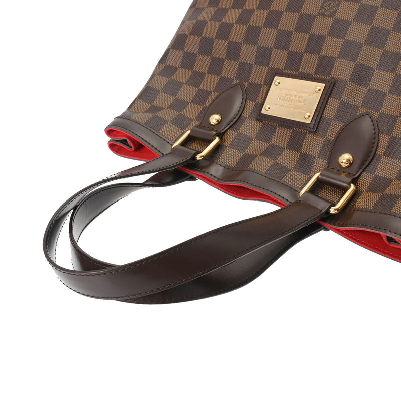 LOUIS VUITTON ルイヴィトン ダミエ ハムステッド PM ブラウン N51205 レディース ダミエキャンバス ハンドバッグ ABランク 中古 銀蔵