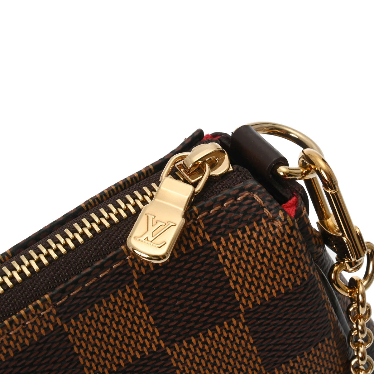 ルイヴィトンエヴァ 14137 ブラウン レディース ダミエキャンバス