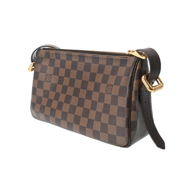 LOUIS VUITTON ルイヴィトン ダミエ ラヴェッロ GM ブラウン N60006 レディース ダミエキャンバス ショルダーバッグ Bランク 中古 銀蔵