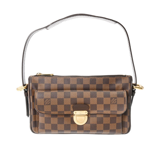 LOUIS VUITTON ルイヴィトン ダミエ ラヴェッロ GM ブラウン N60006 レディース ダミエキャンバス ショルダーバッグ Aランク 中古 銀蔵