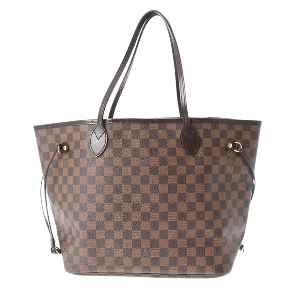 LOUIS VUITTON ルイヴィトン ダミエ ネヴァーフル MM ブラウン N51105 レディース ダミエキャンバス トートバッグ Bランク 中古 銀蔵