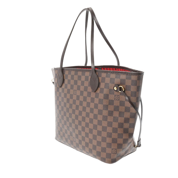 LOUIS VUITTON ルイヴィトン ダミエ ネヴァーフル MM ブラウン N51105 レディース ダミエキャンバス トートバッグ Bランク 中古 銀蔵