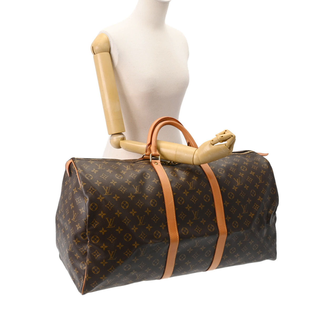 ルイヴィトンキーポル 60 USA製 14145 ブラウン ユニセックス モノグラムキャンバス ボストンバッグ M41422 LOUIS VUITTON  中古 – 銀蔵オンライン