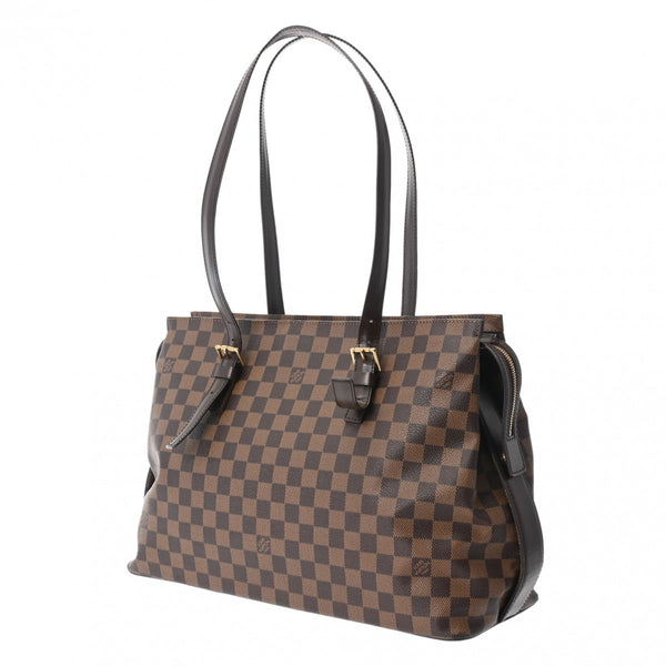 LOUIS VUITTON ルイヴィトン ダミエ チェルシー ブラウン N51119 レディース ダミエキャンバス トートバッグ Bランク 中古 銀蔵