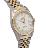ROLEX ロレックス デイトジャスト 16233 メンズ YG/SS 腕時計 自動巻き 白文字盤 Aランク 中古 銀蔵