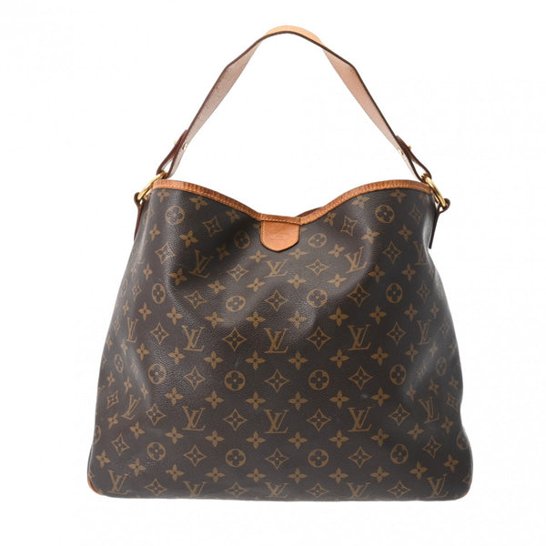 LOUIS VUITTON ルイヴィトン モノグラム ディライトフルMM ブラウン M40353 レディース モノグラムキャンバス ワンショルダーバッグ Bランク 中古 銀蔵