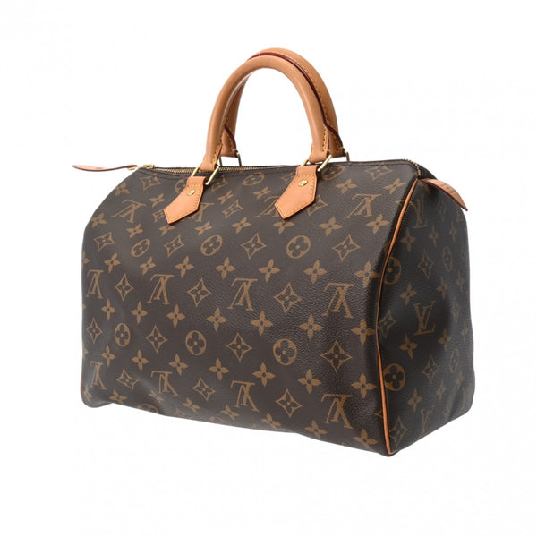 LOUIS VUITTON ルイヴィトン モノグラム スピーディ 30 ブラウン M41526 レディース モノグラムキャンバス ハンドバッグ ABランク 中古 銀蔵