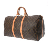 LOUIS VUITTON ルイヴィトン モノグラム キーポル バンドリエール 55 ブラウン M41414 ユニセックス モノグラムキャンバス ボストンバッグ Bランク 中古 銀蔵