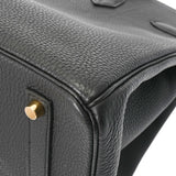 HERMES エルメス バーキン 35 黒 ゴールド金具 - X刻印(2016年頃) ユニセックス トゴ ハンドバッグ Aランク 中古 銀蔵