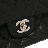 CHANEL シャネル マトラッセ チェーンショルダー 25cm 黒 レディース キャビアスキン ショルダーバッグ Aランク 中古 銀蔵