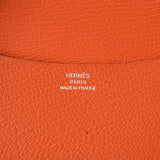 HERMES エルメス アジェンダ PM オレンジ パラジウム金具 - T刻印(2015年頃) ユニセックス シェーブル 手帳カバー Bランク 中古 銀蔵