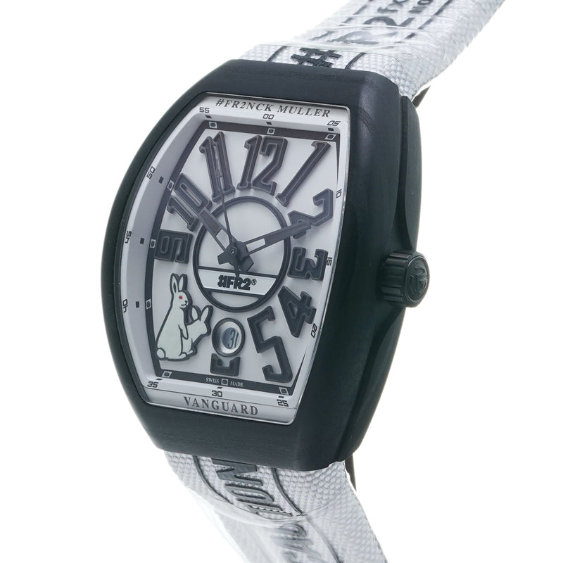 FRANCK MULLER フランクミュラー ヴァンガード FR2コラボ V41SCDTGFGRNRFR2CB メンズ カーボン/ファブリック 腕時計 自動巻き 新品 銀蔵