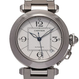 CARTIER カルティエ パシャC - ボーイズ SS 腕時計 自動巻き 白文字盤 Aランク 中古 銀蔵