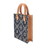 LOUIS VUITTON ルイヴィトン モノグラム プティットサックプラ Since1854 ブルー M80288 レディース モノグラムジャガード ショルダーバッグ Aランク 中古 銀蔵