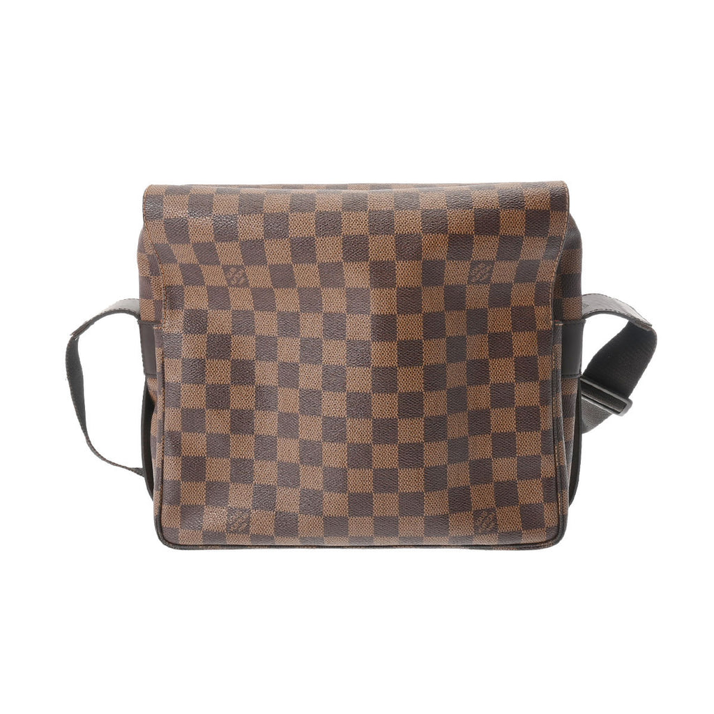 中古 ルイ ヴィトン LOUIS VUITTON N45255 SR0084 ユニセックス ショルダーバッグ ダミエ ブラウン ダミエキャンバス ルイヴィトンナヴィグリオ 14137 ブラウン/赤 ユニセックス ダミエ