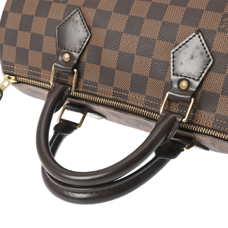 LOUIS VUITTON ルイヴィトン ダミエ スピーディ 30 ブラウン N41531 ユニセックス ダミエキャンバス ハンドバッグ Aランク 中古 銀蔵