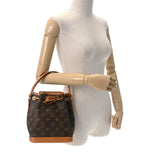 LOUIS VUITTON ルイヴィトン モノグラム ミニノエ   ブラウン M42227 レディース モノグラムキャンバス ハンドバッグ Bランク 中古 銀蔵