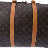 LOUIS VUITTON ルイヴィトン モノグラム キーポル 55 ブラウン M41424 ユニセックス モノグラムキャンバス ボストンバッグ Bランク 中古 銀蔵