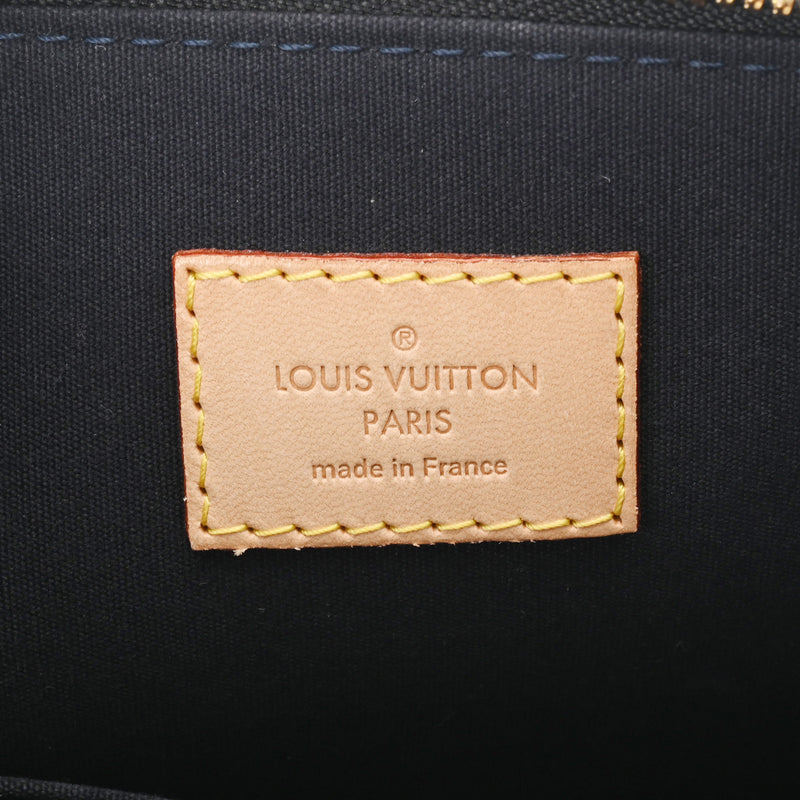 LOUIS VUITTON ルイヴィトン ヴェルニ アルマ PM ブルーアンフィニ M50412 レディース モノグラムヴェルニ ハンドバッグ Aランク 中古 銀蔵